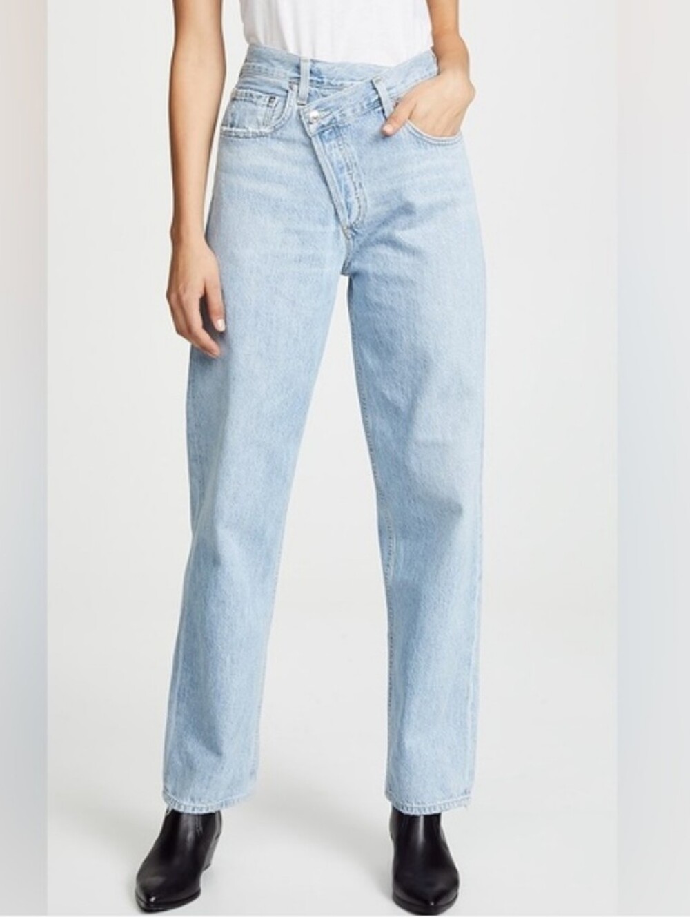 AGOLDE Criss Cross Upsized Relaxed Straight Leg Jeans Size 29